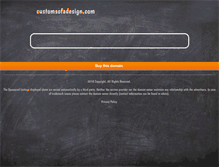 Tablet Screenshot of customsofadesign.com